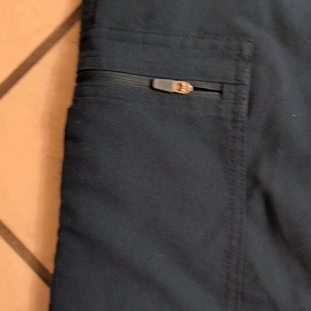 Figs Scrubs Pants Cairo Cargo Scrub Pants Caribbean Blue Zip Fly Tie Waist XL /S
